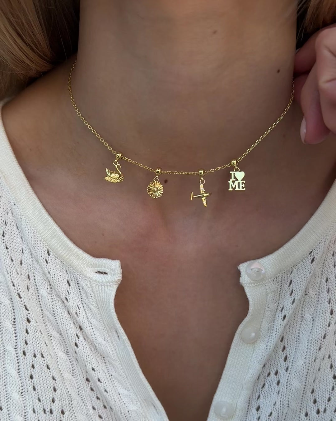 Swan Charm