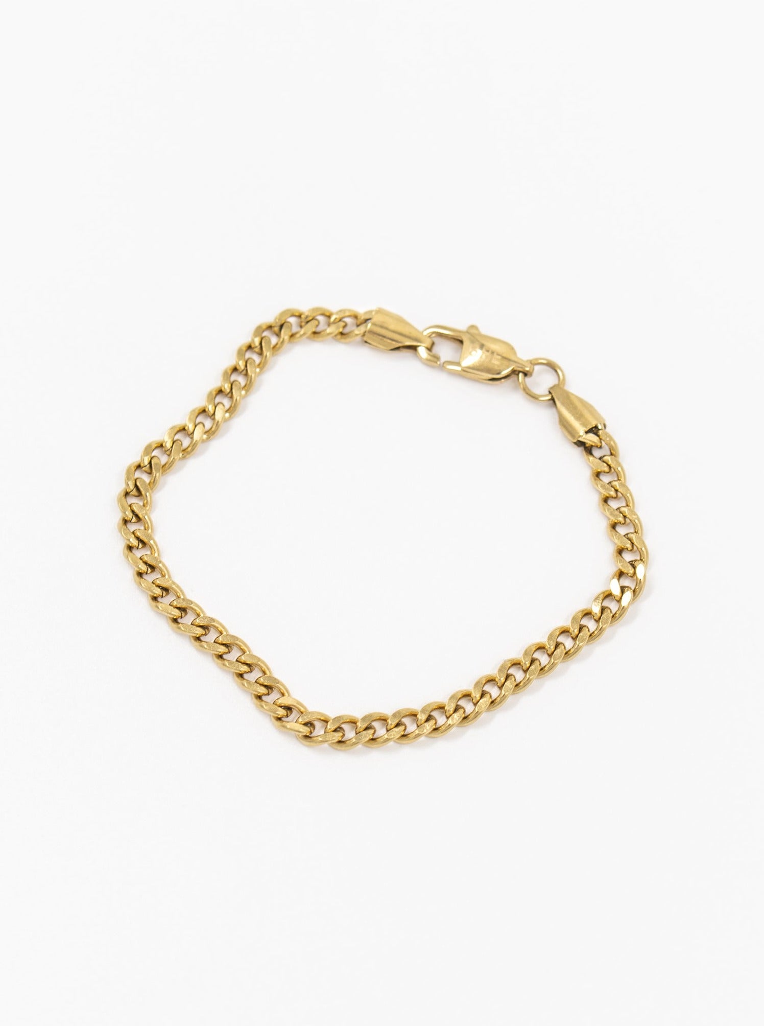 Petite Cuban Bracelet Gold